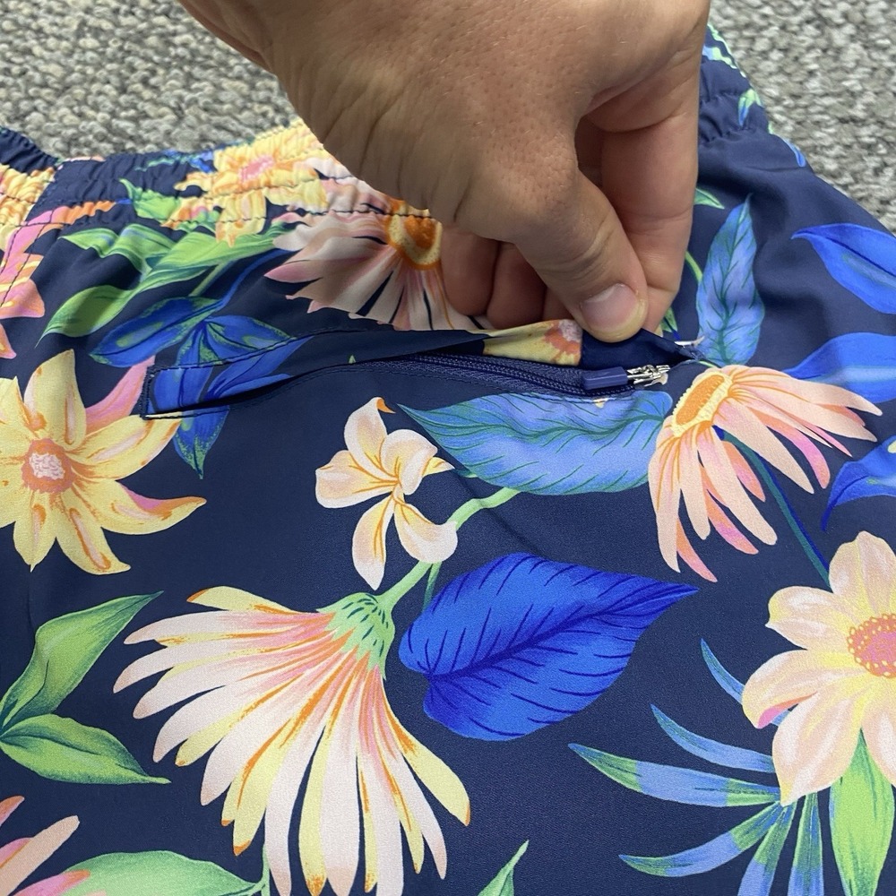 Chubbies Swim Trunks XL Big Bloomers Classic Board Shorts 5.5" Mesh Line Floral - Picture 5 of 6
